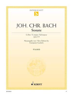 Bach, Johann Christian: Sonata G major op. 5/3