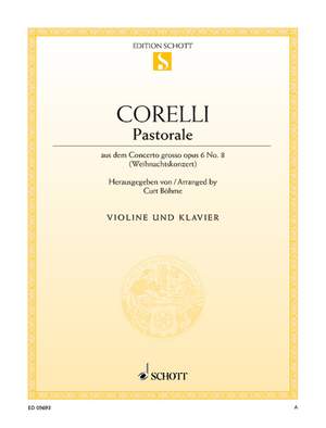 Corelli, Arcangelo: Pastorale G major op. 6/8