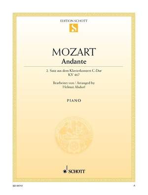 Mozart, Wolfgang Amadeus: Andante KV 467