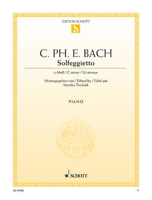 Bach, Carl Philipp Emanuel: Solfeggietto C minor Wq 117/2