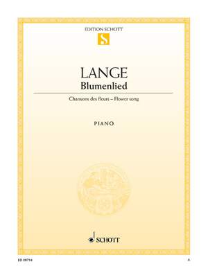 Lange, Gustav: Flower Song op. 39