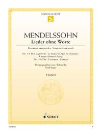 Mendelssohn Bartholdy, Felix: Songs without Words op. 19/3 and 4