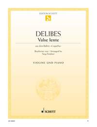 Delibes, Léo: Valse lente