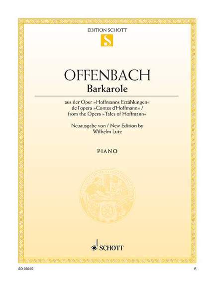 Offenbach, Jacques: Barcarolle