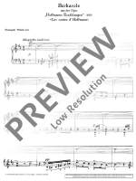 Offenbach, Jacques: Barcarolle Product Image