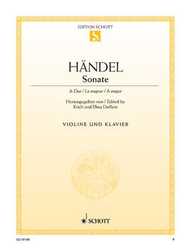 Handel, George Frideric: Sonata A major
