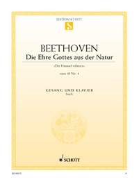 Beethoven, Ludwig van: Die Ehre Gottes aus der Natur op. 48/4