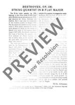 Beethoven, Ludwig van: String Quartet Bb major op. 130 Product Image