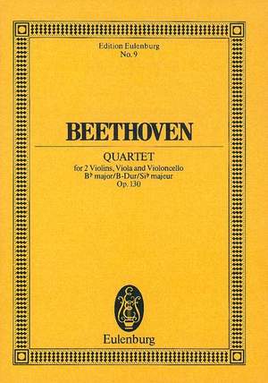Beethoven, Ludwig van: String Quartet Bb major op. 130