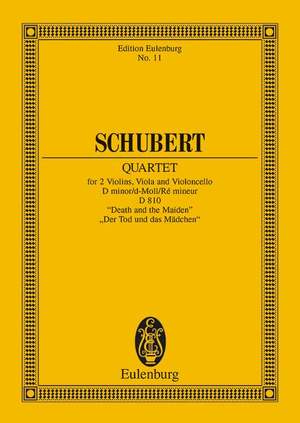 Schubert, Franz: String Quartet D minor op. posth. D 810