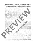Beethoven, Ludwig van: String Quartet C minor op. 18/4 Product Image