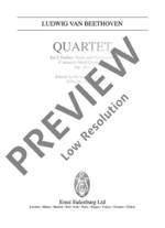 Beethoven, Ludwig van: String Quartet C minor op. 18/4 Product Image