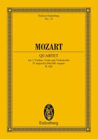 Mozart, Wolfgang Amadeus: String Quartet Eb major KV 428