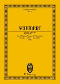Schubert, Franz: String Quartet G major op. 161 D 887