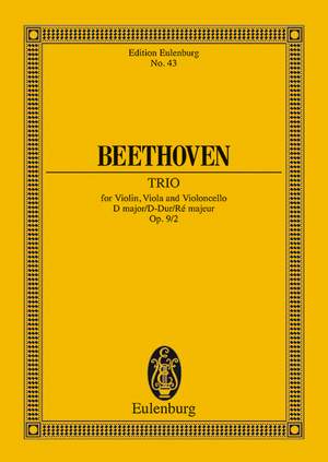Beethoven, Ludwig van: String Trio D major op. 9/2