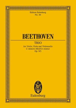 Beethoven, Ludwig van: Trio C minor op. 9/3