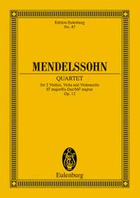 Mendelssohn Bartholdy, Felix: String Quartet Eb major op. 12
