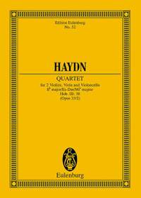 Haydn, Joseph: String Quartet Eb major op. 33/2 Hob. III: 38
