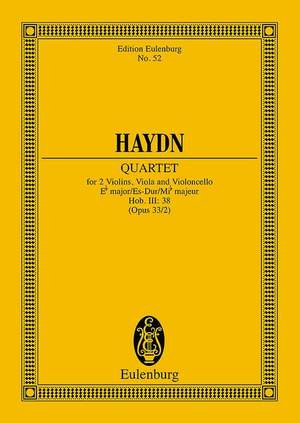 Haydn, Joseph: String Quartet Eb major op. 33/2 Hob. III: 38