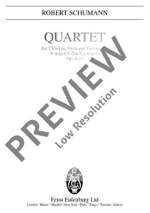 Schumann, Robert: String Quartet A major op. 41/3 Product Image