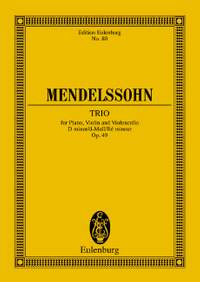 Mendelssohn Bartholdy, Felix: Piano Trio D minor op. 49