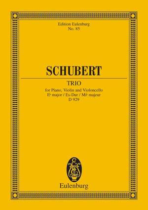 Schubert, Franz: Piano Trio Eb major op. 100 D 929