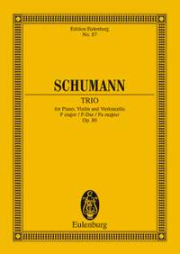 Schumann, Robert: Piano Trio F major op. 80