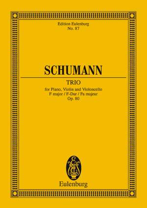 Schumann, Robert: Piano Trio F major op. 80