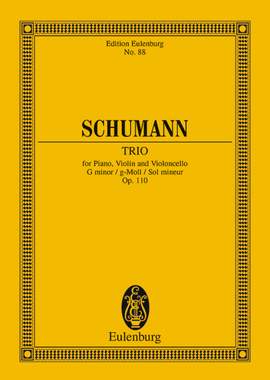 Schumann, Robert: Piano Trio G minor op. 110