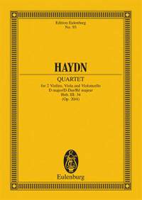 Haydn, Joseph: String Quartet D major op. 20/4 Hob. III: 34