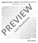 Beethoven, Ludwig van: String Quartet Bb major op. 133 Product Image