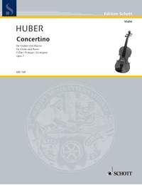 Huber, Adolf: Concertino F major op. 7
