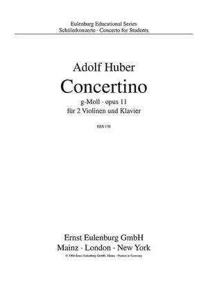 Huber, Adolf: Concerto in G Minor op. 11
