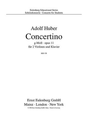 Huber, Adolf: Concerto in G Minor op. 11