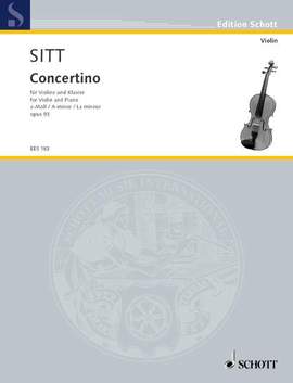 Sitt, Hans: Concertino in A Minor op. 93