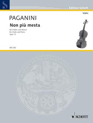 Paganini, Niccolò: Non piu mesta op. 12