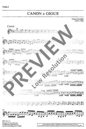 Pachelbel, Johann: Canon e Gigue