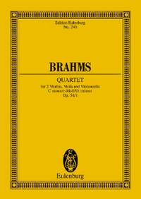 Brahms, Johannes: String Quartet C minor op. 51/1