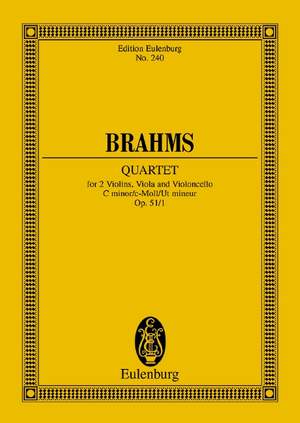 Brahms, Johannes: String Quartet C minor op. 51/1