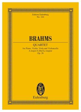 Brahms, Johannes: Piano Quartet A major op. 26