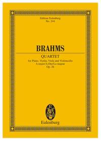 Brahms, Johannes: Piano Quartet A major op. 26