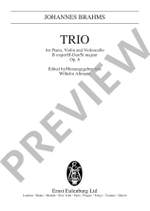 Brahms, Johannes: Piano Trio B major op. 8 Product Image