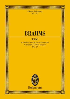 Brahms, Johannes: Piano Trio C major op. 87