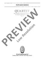 Grieg, Edvard: String Quartet G minor op. 27 Product Image