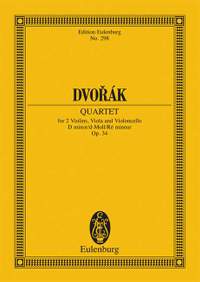 Dvořák, Antonín: Stringquartet D minor op. 34 B 75