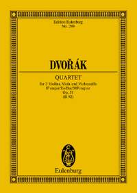 Dvořák, Antonín: String Quartet Eb major op. 51 B 92