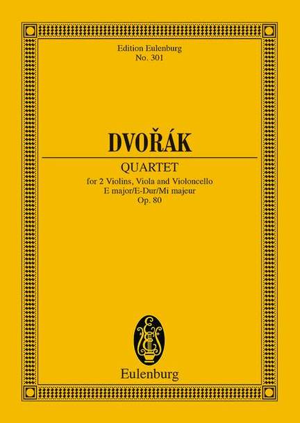 Dvořák, Antonín: String Quartet E major op. 80 B 57
