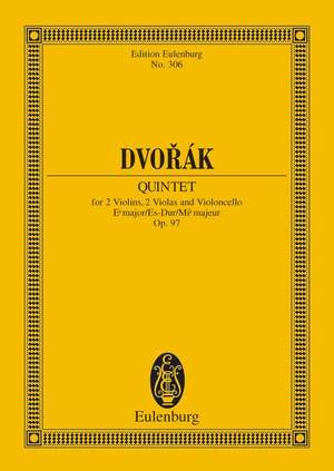 Dvořák, Antonín: String Quintet Eb majeur op. 97 B 180