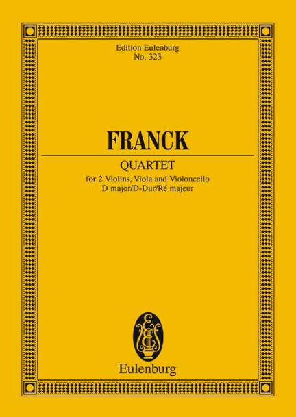 Franck, César: String Quartet D major