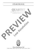 Franck, César: String Quartet D major Product Image